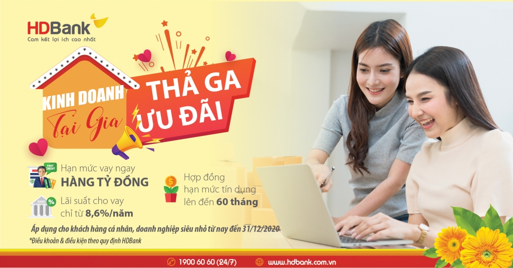 Thả ga ưu đãi cùng HDBank