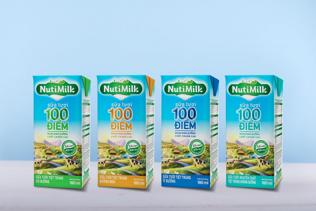 NutiMilk đường đen là bước đột phá mới khi NutiFood
