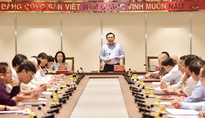Hà Nội đã tổ chức nhiều hội nghị lấy ý kiến góp ý vào Dự thảo Văn kiện ĐH Đảng bộ thành phố lần thứ XVII