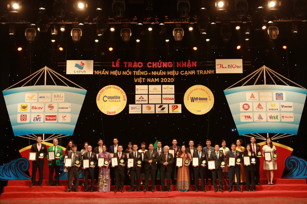 Các doanh nghiệp đạt chứng nhận Nhãn hiệu nổi tiếng Việt Nam 2020
