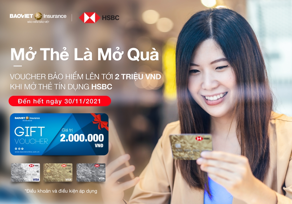 Bảo Hiểm Bảo Việt dành tặng khách hàng HSBC món quà bảo hiểm giá 0 đồng