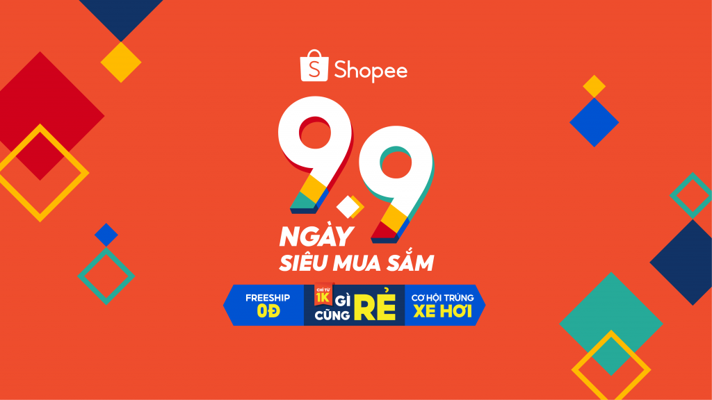 Shopee mở màn mùa sale sôi động nhất năm với sự kiện 9.9 Ngày Siêu Mua Sắm