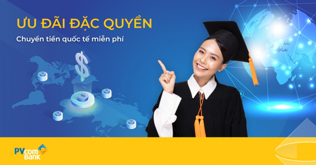 PVcomBank miễn phí chuyển tiền quốc tế cho các nhóm khách hàng đặc biệt