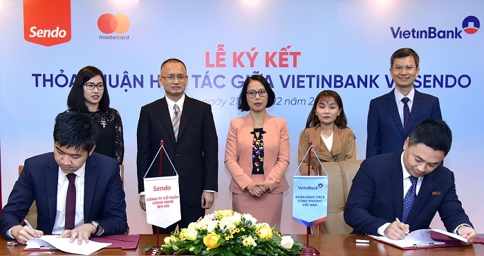 Lễ ký kết thỏa thuận hợp tác giữa VietinBank và Sendo
