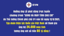 EVN ủng hộ 24.000 máy tính tới chương trình "Sóng và máy tính cho em"