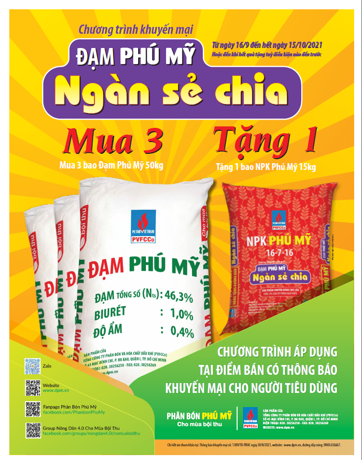 “Đạm Phú Mỹ - Ngàn sẻ chia” - Hơn 3.000 tấn phân bón trị giá 30 tỷ đồng tặng bà con