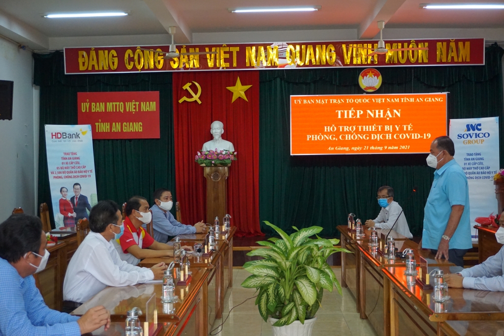Ông Nguyễn Thanh Bình- Phó Bí thư tỉnh uỷ, Chủ tịch UBND tỉnh An Gian