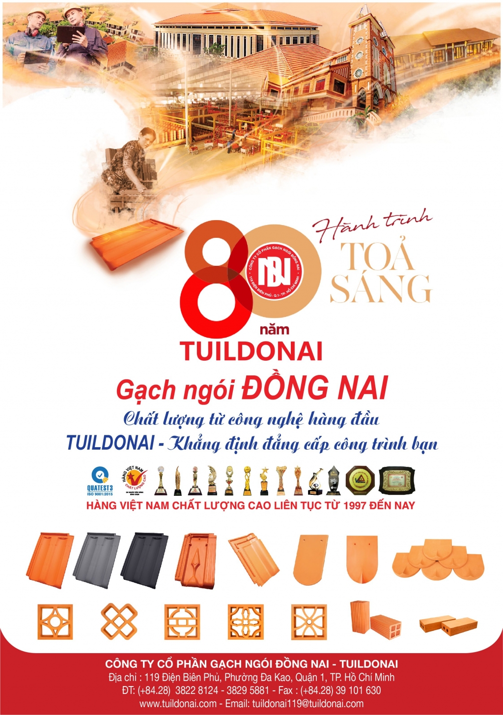 “TUILDONAI – Chứng nhận vàng về chất lượng mái lợp công trình”