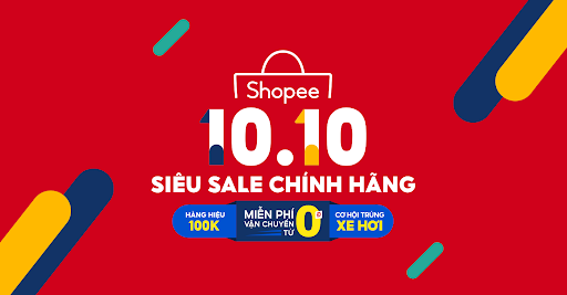 Shopee 10.10 Siêu Sale Chính Hãng mang đến “Gói Siêu Voucher Thương hiệu giá 1K”