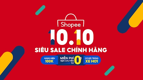 Shopee 10.10 Siêu Sale Chính Hãng mang đến “Gói Siêu Voucher Thương hiệu giá 1K”