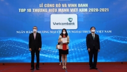Vietcombank - Top 10 Thương hiệu mạnh Việt Nam năm 2020 - 2021