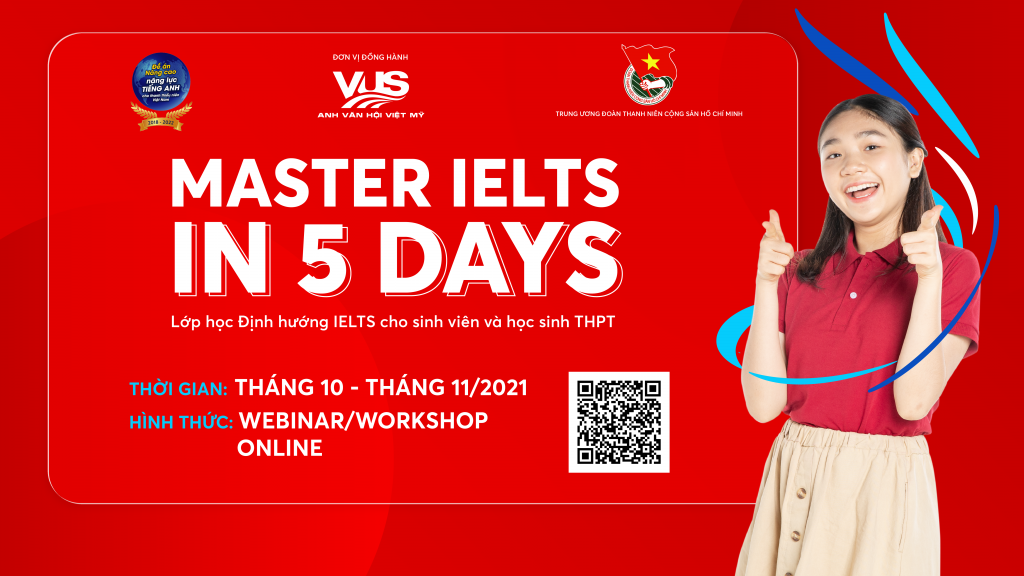 VUS tổ chuỗi lớp học miễn phí “Thành thạo IELTS trong 5 ngày”