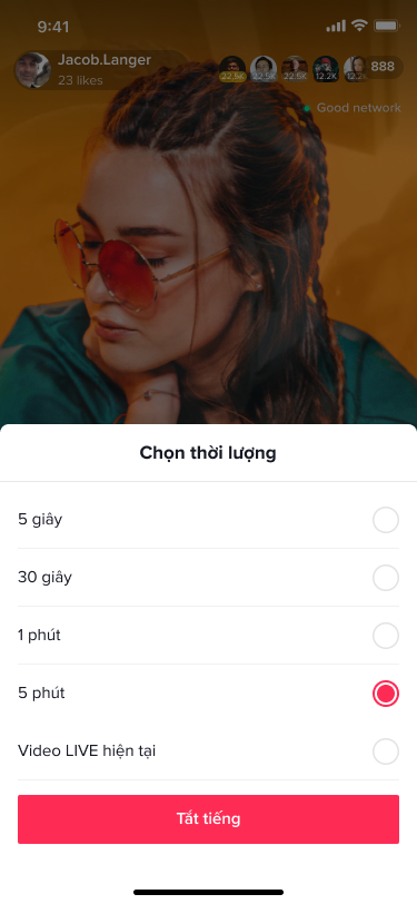 Tắt tính năng bình luận trên LIVE