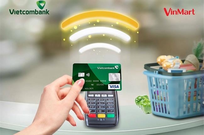Thanh toán bằng thẻ Vietcombank Visa tại hệ thống VinMart được hoàn tiền 10%