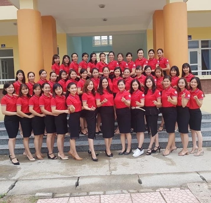Tập thể giáo viên trường MN Vĩnh Thịnh