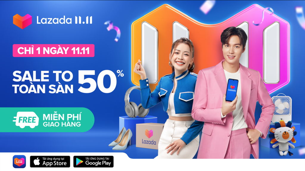 Tăng gấp đôi đơn hàng và khách mua trên LazMall trong Lễ hội mua sắm 11.11