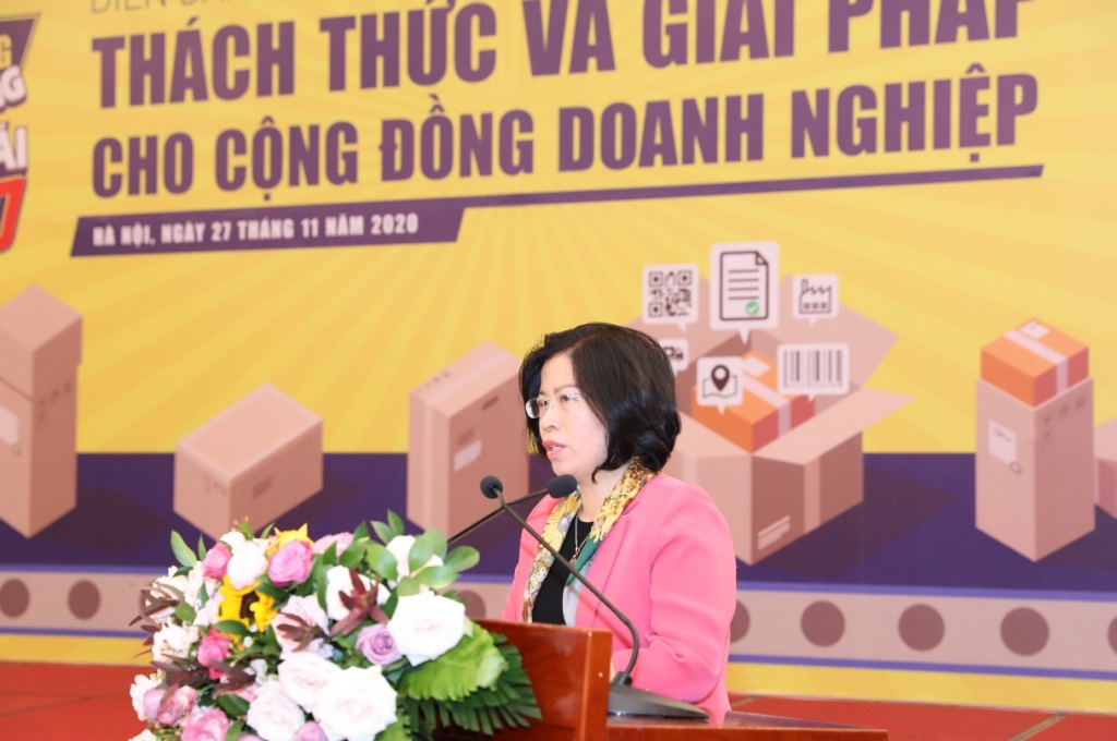 Bà Nguyễn Thị Minh Huyền, Phó cục trưởng Cục Thương mại điện tử và Kinh tế số, Bộ Công thương