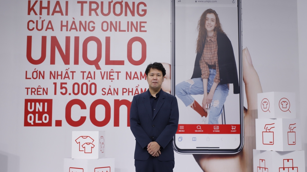 Ông Osamu Ikezoe, Tổng giám đốc UNIQLO Việt Nam, tại sự kiện_1