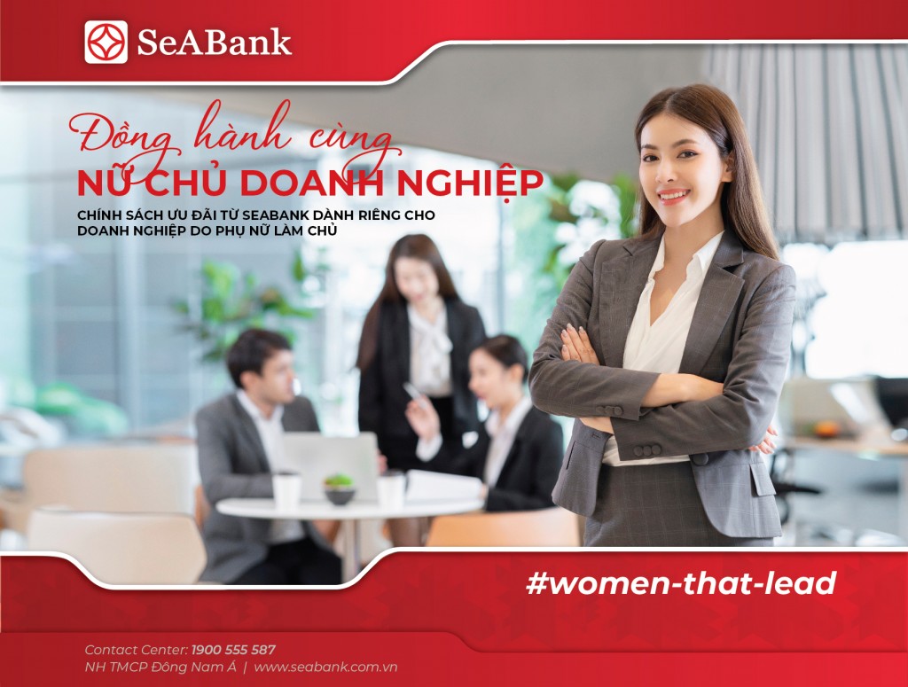 SeABank đồng hành cùng nữ chủ doanh nghiệp