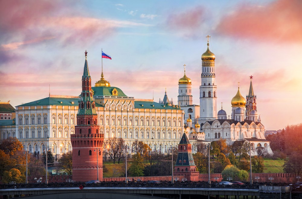 Điện Kremlin đón bình minh