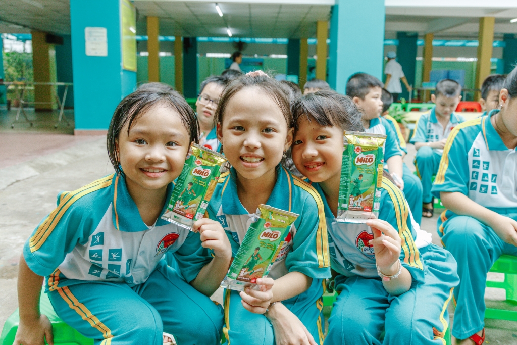 7. Nestlé Việt Nam đã hỗ trợ và khuyến khích lối sống tích cực hơn, khỏe mạnh hơn thông qua các hoạt động thể thao phong trào