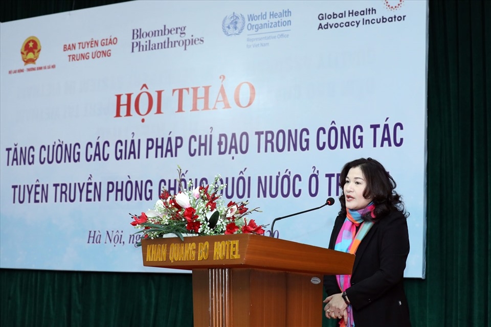 Đuối nước trẻ em vẫn còn bà Nguyễn Thị Hà, Thứ trưởng Bộ Lao động – Thương binh và Xã hội 