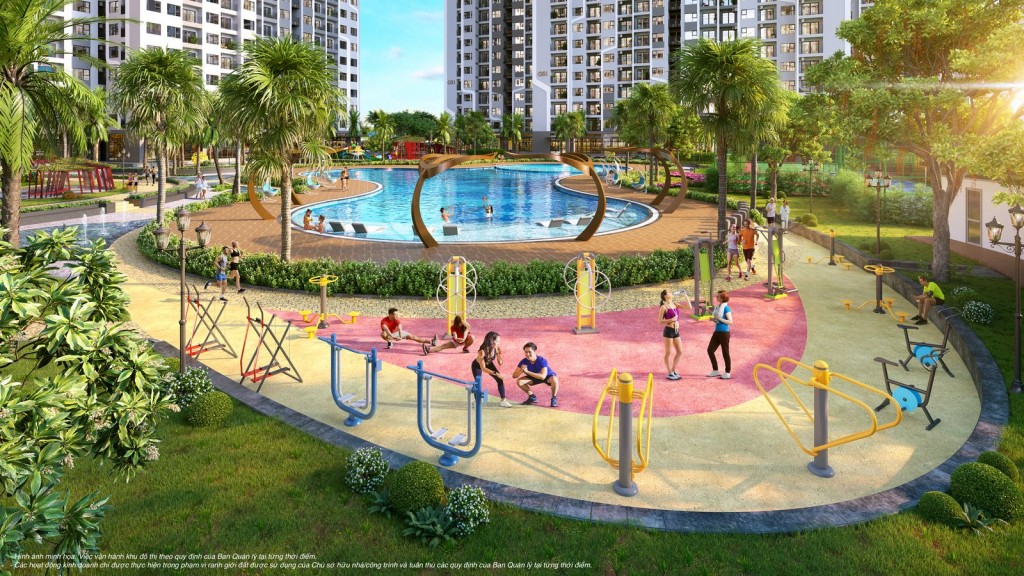 Gia nhập cộng đồng dân cư ở tòa GS1 phân khu The Miami là để bắt đầu cuộc sống lành mạnh, khỏe khắn với 365 ngày vận động