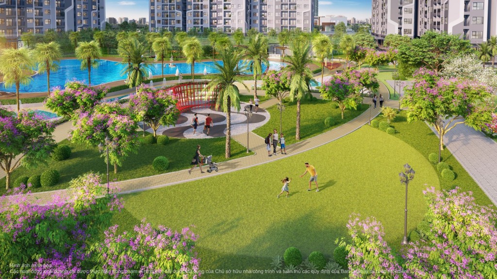 Những không gian định hình tiêu chuẩn sống xanh ở phân khu The Miami trong lòng khu đô thị Vinhomes Smart City