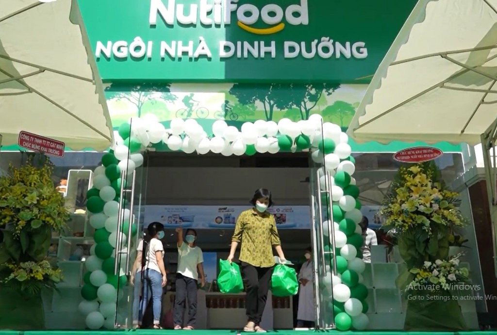 Chuỗi Ngôi nhà Dinh dưỡng Nutifood được xây dựng để chăm sóc sức khỏe, phổ cập kiến thức dinh dưỡng cho người tiêu dùng.