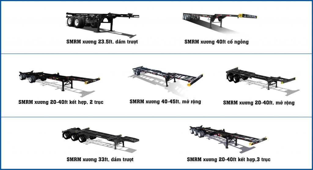 Sản phẩm sơ mi rơ moóc xuất khẩu