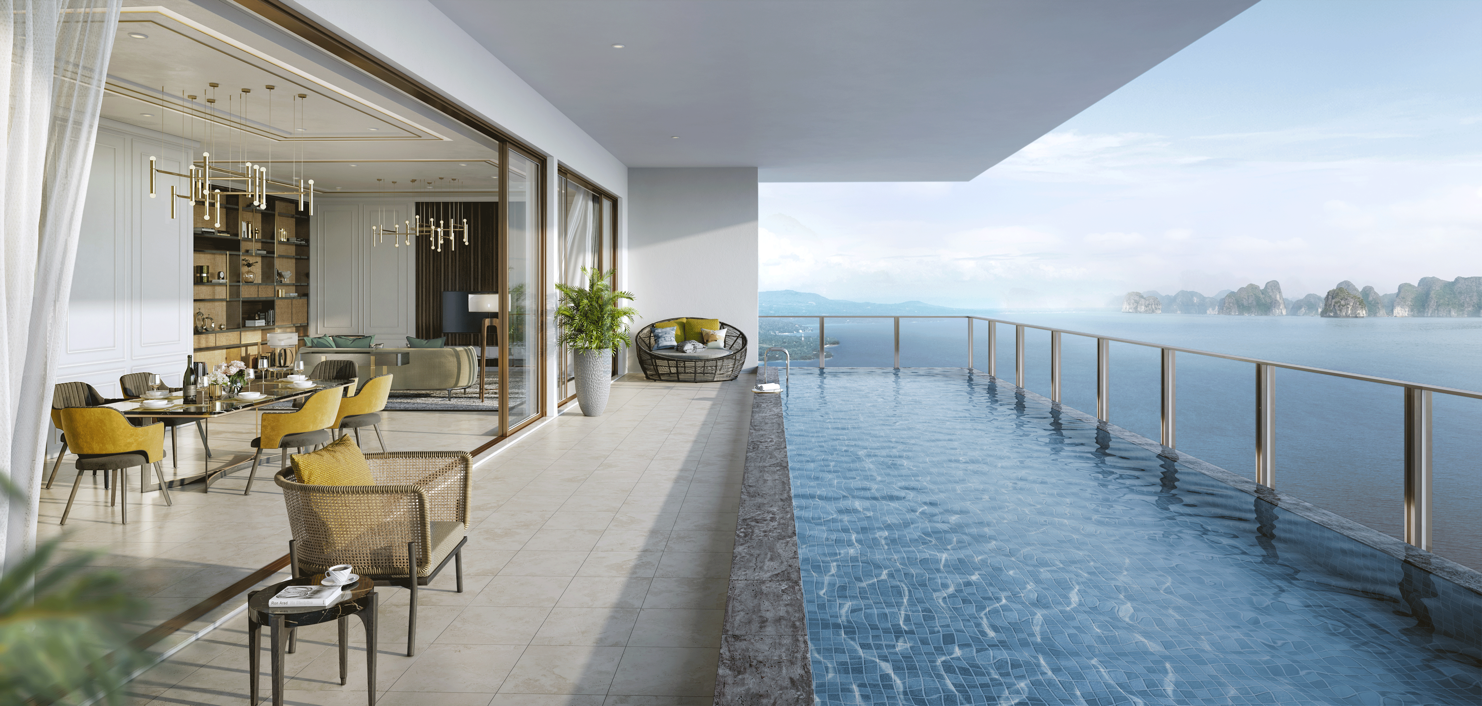 Biệt thự Sky Pool Villa thuộc dự án InterContinental Residences Halong Bay