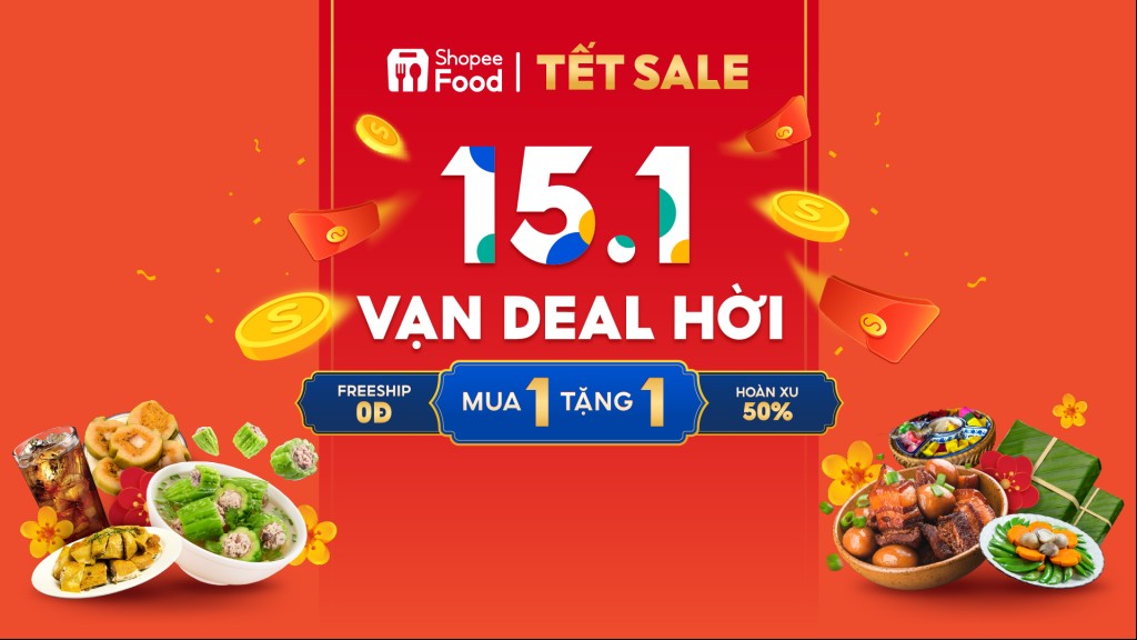 Bí quyết tổ chức tiệc đón năm mới cùng loạt deal “xịn” từ ShopeeFood