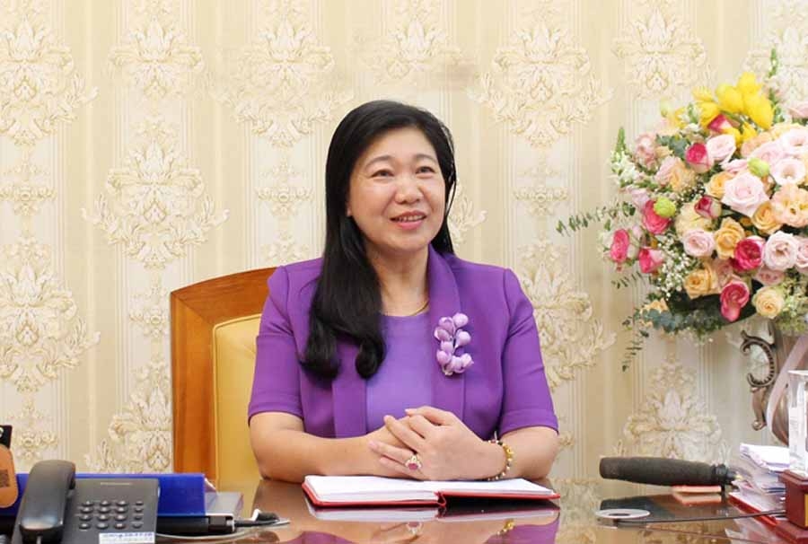Chủ tịch Ủy ban MTTQ Việt Nam TP Hà Nội Nguyễn Lan Hương