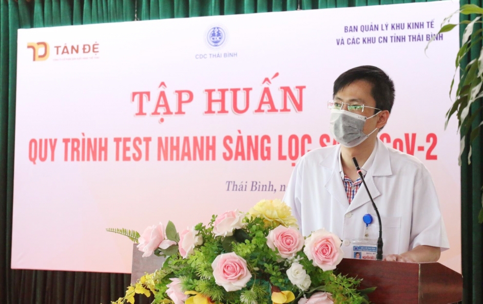 Tân Đệ test nhanh SARS-CoV-2 cho công nhân là F2, F3