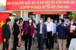 Phó Chủ tịch nước kiểm tra công tác bầu cử ở Lâm Đồng