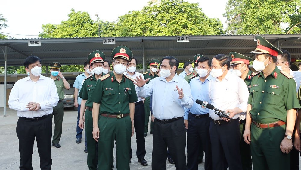 Thủ tướng Phạm Minh Chính: Mục tiêu sớm nhất đối với Bắc Giang là phải ngăn chặn, đẩy lùi dịch bệnh Covid-19