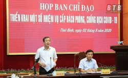 Thái Bình họp khẩn triển khai nhiệm vụ cấp bách phòng, chống Covid-19