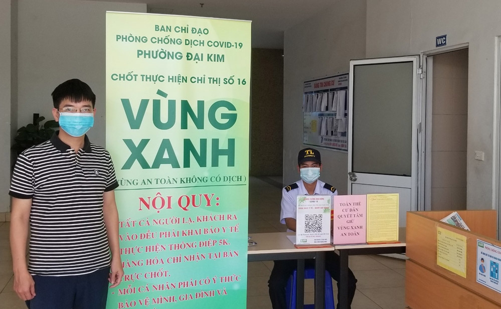 Gần 300 “vùng xanh” đoàn kết chống dịch ở Hoàng Mai