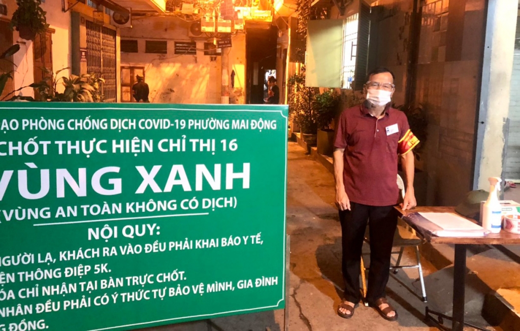 Gần 300 “vùng xanh” đoàn kết chống dịch ở Hoàng Mai