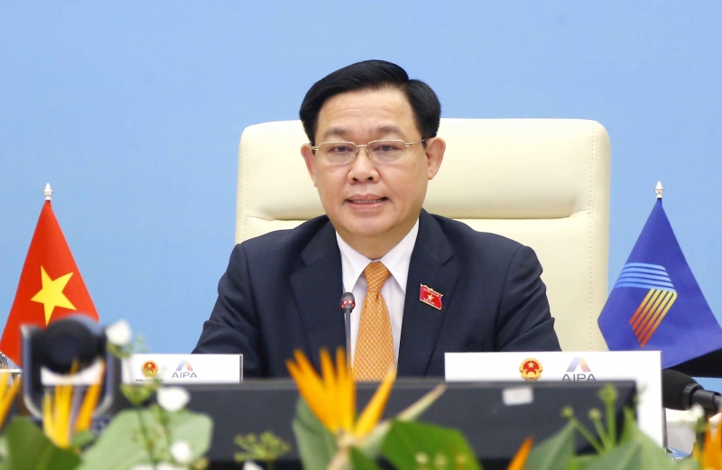 Chủ tịch Quốc hội phát biểu tại Phiên toàn thể thứ nhất Đại hội đồng AIPA-42.
