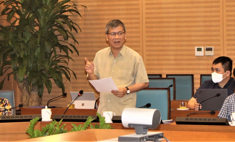 GS.TS Nguyễn Anh Trí, nguyên Viện trưởng Viện Huyết học và truyền máu trung ương phát biểu.