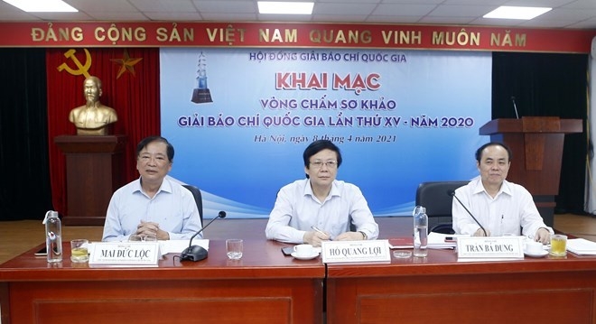 Hội đồng Giải Báo chí quốc gia lần thứ XV - năm 2020 khai mạc vòng chấm sơ khảo