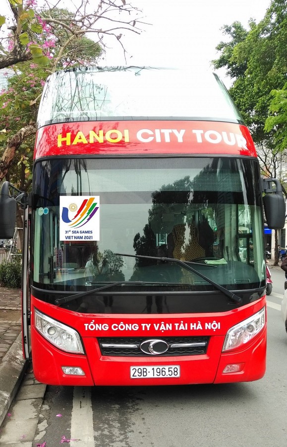 Miễn phí vé trải nghiệm xe buýt 2 tầng “Hanoi City tour” cho đại biểu tham dự SEA Games 31