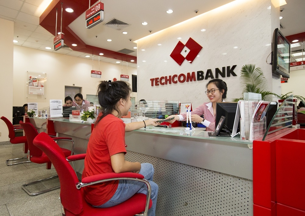 Ngân hàng Techcombank niêm yết lãi suất các kỳ hạn dao động từ 2,8 - 5,2%/năm