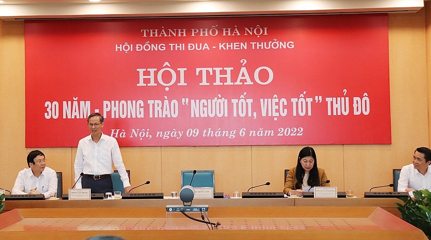 Phong trào “Người tốt, việc tốt” bồi đắp phẩm giá người Hà Nội thanh lịch, văn minh