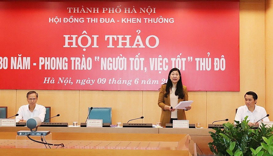 Phong trào “Người tốt, việc tốt” bồi đắp phẩm giá người Hà Nội thanh lịch, văn minh