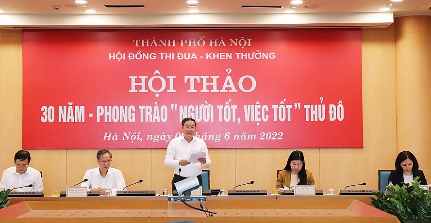 Phong trào “Người tốt, việc tốt” bồi đắp phẩm giá người Hà Nội thanh lịch, văn minh