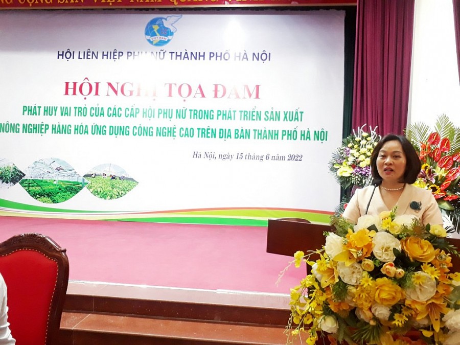 Phụ nữ Thủ đô đẩy mạnh phát triển sản xuất nông nghiệp công nghệ cao