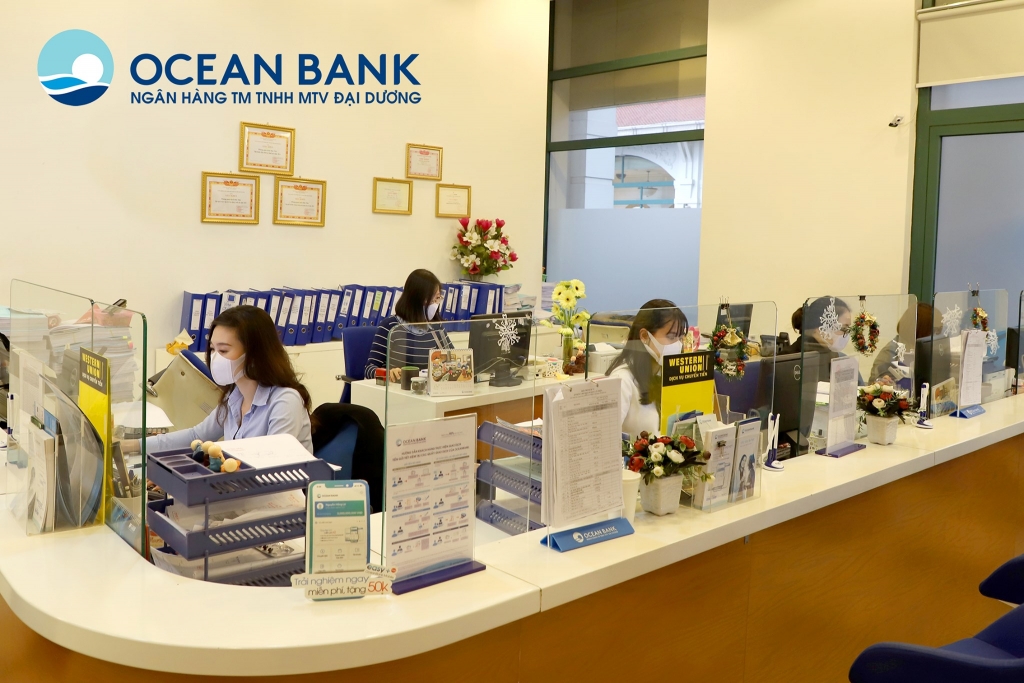 Ngân hàng OceanBank niêm yết lãi suất dao động từ 0,2% - 6,6%/năm