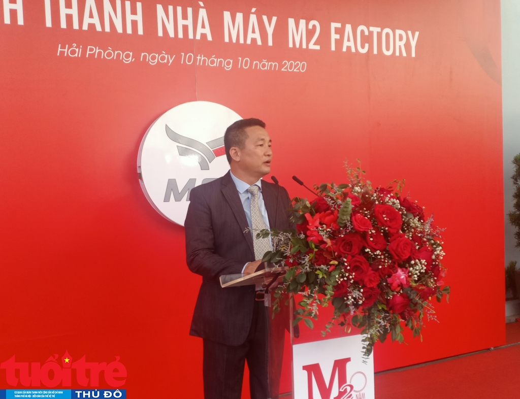 Ông Nguyễn Văn Tý - Tổng giám đốc Công ty CP M2 Factory Việt Nam ôn lại 20 năm phát triển của DN